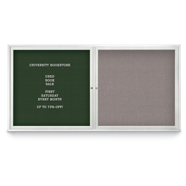 Corkboard, 36"x36", Surf/Black